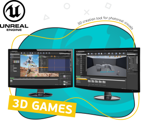 Unreal Engine 4. Игровой движок - Школа программирования для детей, компьютерные курсы для школьников, начинающих и подростков - KIBERone г. Астана